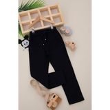 CMZ Collection Çocuk Likralı Esnek Beli Lastikli Ortaokul Ilkokul Okul Pantolonu - 0-Lacivert - 13 Yaş