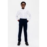 CMZ Collection Erkek Çocuk Dokuma Kumaş Beli Lastikli Rahat Regular Trend Okul Pantolonu - 14 Yaş - 0-Lacivert