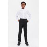CMZ Collection Erkek Çocuk Dokuma Kumaş Beli Lastikli Rahat Regular Trend Okul Pantolonu - 5 Yaş - Füme