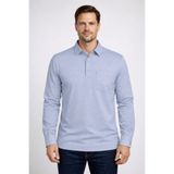 CMZ COLLECTİON Erkek Pamuklu Gömlek Yaka Uzun Kollu Polo Tişört – Slim Fit, Cepli, Günlük şık