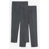 Cmz Collection Rahat Esnek Dokuma Kumaş Eşofman Belli Yüksek Bel Trend Çocuk Okul Pantolon u - 5 Yaş - 0-Gri