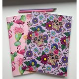 CN Collection Desenli Defter Renkli Kurşun Kalem Seti