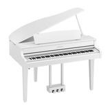 Cn Yamaha CLP-865 Beyaz Dijital Grand Piyano 88 Tuşlu Gerçekçi Tuş Hissi ile Üst Düzey Performans