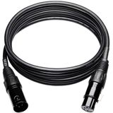CNCESS CESS-193-6fx1 Denge 4-Pin XLR Erkek - 4-Pin XLR Dişi Uzatma Kablosu, Kulaklık Ses Uzatma Kablosu (6 Feet, 1 Paket)