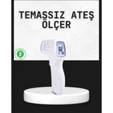 Cndr Temassız Termometre Hızlı Ölçüm Güvenli Dijital Ateş Ölçer