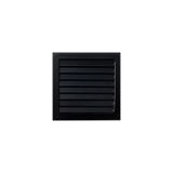 CNE Ticaret 35x40 cm Alüminyum Menfez, Siyah, Banyo WC Havalandırma Panjuru