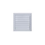 CNE Ticaret 40x40 cm Alüminyum Menfez, Beyaz, Banyo WC Havalandırma Panjuru