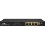 Cnet CGS-1622SP 16 Port Gigabit 2xsfp 2XRJ45 Poe Switch 250W