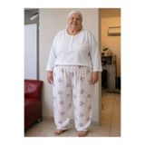 CNG MODA Büyük Beden Anne Yazlık Pijama Altı
