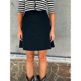 Cng Moda Kadın Süper Mini Scuba Kloş Etek S - Siyah - 012-Siyah