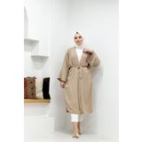 CNG MODA Modaalfabe Tesettür Ayrobin Uzun Kimono