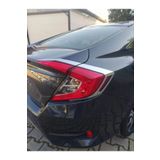 cng tuning CIVIC FC5 2016-2021 IÇIN UYUMLU ARKA STOP KAPLAMA 4 PARÇA NIKELAJ