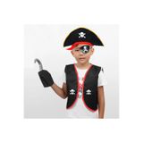 CNGZHN Korsan Kostüm Seti Çocuk Boy 4-6 Yaş