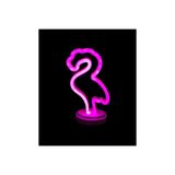 CNGZHN Neon Işıklı Flamingo Yazılı Masa Gece Lambası