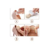 CNGZSHOP 1 Çift 6 Mm Ayakkabı Topuk Vurma Önleyici Ve Daraltma Pedi Topuklu Ayakkabı Için Topuk Koruma Sünger