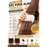 CNGZSHOP 2’si 1 Arada Saç Kırık Alma Tarağı | Ayarlanabilir Jiletli Saç Düzeltici Tarak Profesyonel Saç Bakım