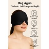 CNGZSHOP Baş Ağrısı Giderici Başlık | Sıcak & Soğuk Kompres Şapkası | Termo Jel Buz Paketi Bandajı