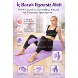 CNGZSHOP İç Bacak Egzersiz Aleti, Pelvik Taban Kas Güçlendirici, Kalça & Kol Sıkılaştırıcı Spor Aparatı, Mor