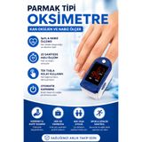 CNGZSHOP Parmak Tipi Oksimetre | Kan Oksijen ve Nabız Ölçer