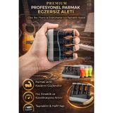 CNGZSHOP Premium Profesyonel Parmak Egzersiz Aleti, Gitar Bas Piyano El ve Parmak Güçlendirici, Taşınabilir, Çok Renkli