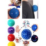 CNGZSHOP Profesyonel Fitness Cardio Pilates Masaj Topu, 8 cm, Mavi, Dikenli Kas Duyu Uyarıcı Spor Set