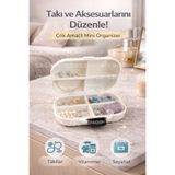 CNGZSHOP Taşınabilir İlaç Kutusu 7 Gün + 1 Yedek Bölmeli | 8 Bölmeli Büyük Organizer