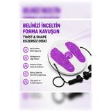 CNGZSHOP Twister Bel ve Karın Egzersiz Diski Direnç İpli Çok Fonksiyonlu Denge Tahtası Spor Aleti