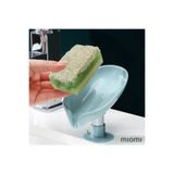 CNGZSHOP Vantuzlu Sabunluk Su Giderli Yaprak Şeklinde, Plastik, Sabunluk, Mutfak, Banyo Için