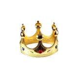 CNGZSHOP Yetişkin Kral Tacı Doğum Günü Parti Kostüm Aksesuarı Gold