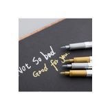 cnk craft shop Gümüş Renk Kalem Marker / Epoksi Reçine Varak Kalem Gümüş Renk , Epoksi Altlık Kenarları Için