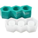 cnk craft shop Mum Silikon Kalıbı Epoksi Reçine Kalıbı, Beyaz, 8x4x2 cm