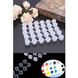 cnk craft shop Plastik Boya Kutusu 12 Göz 3ml MİNİ BOY , Boncuk Kutusu , Lens Kutusu , Boya Kutusu