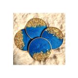 cnk craft shop Yuvarlak Epoksi Reçine Bardak Altlığı Silikon Kalıbı - 10cm Epoksi Kalıp