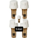CNK Termostatik Radyatör Petek Vanası Ventili 41.3mm 5'Lİ (Kompakt Tip Panel Radyatörler İçin)
