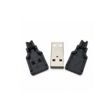 CNL 4 Pin Usb Erkek Soket Plastik Kapaklı Bağlantı