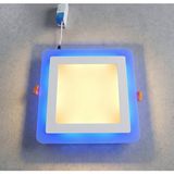 Cnl Kare Sıva Altı LED Spot Aydınlatma 16 Watt Çift Renk 3 Kademe Mavi Günışığı Gece Lambası Armatür