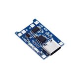 CNL TP4056 Korumalı Lityum Pil Şarj Devresi Type C Usb Batarya