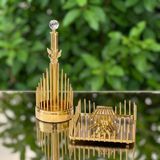 Çnr Home Collection Kağıt Havluluk ve Peçetelik Set - GOLD