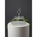 Çnr Home Collection Madlen 2 Katlı Kurabiyelik - Gümüş