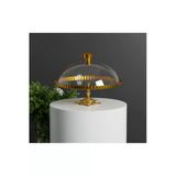 Çnr Home Collection Paşabahçe Lüx Yaldızlı Kek Fanusu