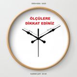Cnr Shop Duvar Saati Mekanizması, 14 mm Şaft Sessiz Çalışır Akar Mekanizma Akrep-Yelkovan-Saniye-(Askılı) - Siyah