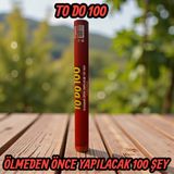 CNS Concept Ölmeden Önce Yapılacak 100 Şey Kazı Kazan Posteri - Renkli