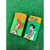 CNS Fred ve Wilma Çift Soket Çorap - Standart - Çok Renkli