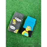 CNS Homer ve Marge Çift Soket Çorap - Standart - Çok Renkli