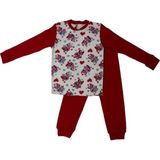 CNS KIRMIZI KALPLİ PİJAMA TAKIMI - Kırmızı - 7 Yaş