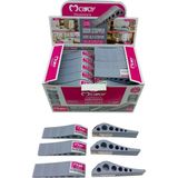 CNS Melody M-069 Kapı Altı Stoperi Esnek Plastik Gri - 60'li Paket