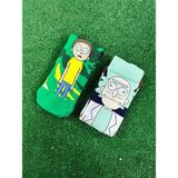 CNS Rick ve Morty Çift Soket Çorap - Standart - Çok Renkli