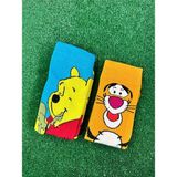 CNS Tyger ve Winnie Çift Soket Çorap - Standart - Çok Renkli