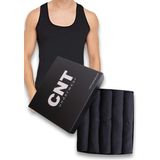 Cnt Erkek Atlet 5'li Premium Paket Pamuklu Kısa Kol Casual Kullanım için Esnek Yapı - Siyah - XL