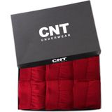 Cnt Erkek Boxer Likralı 6'lı Premium Paket - Bordo